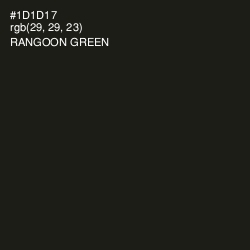 #1D1D17 - Rangoon Green Color Image